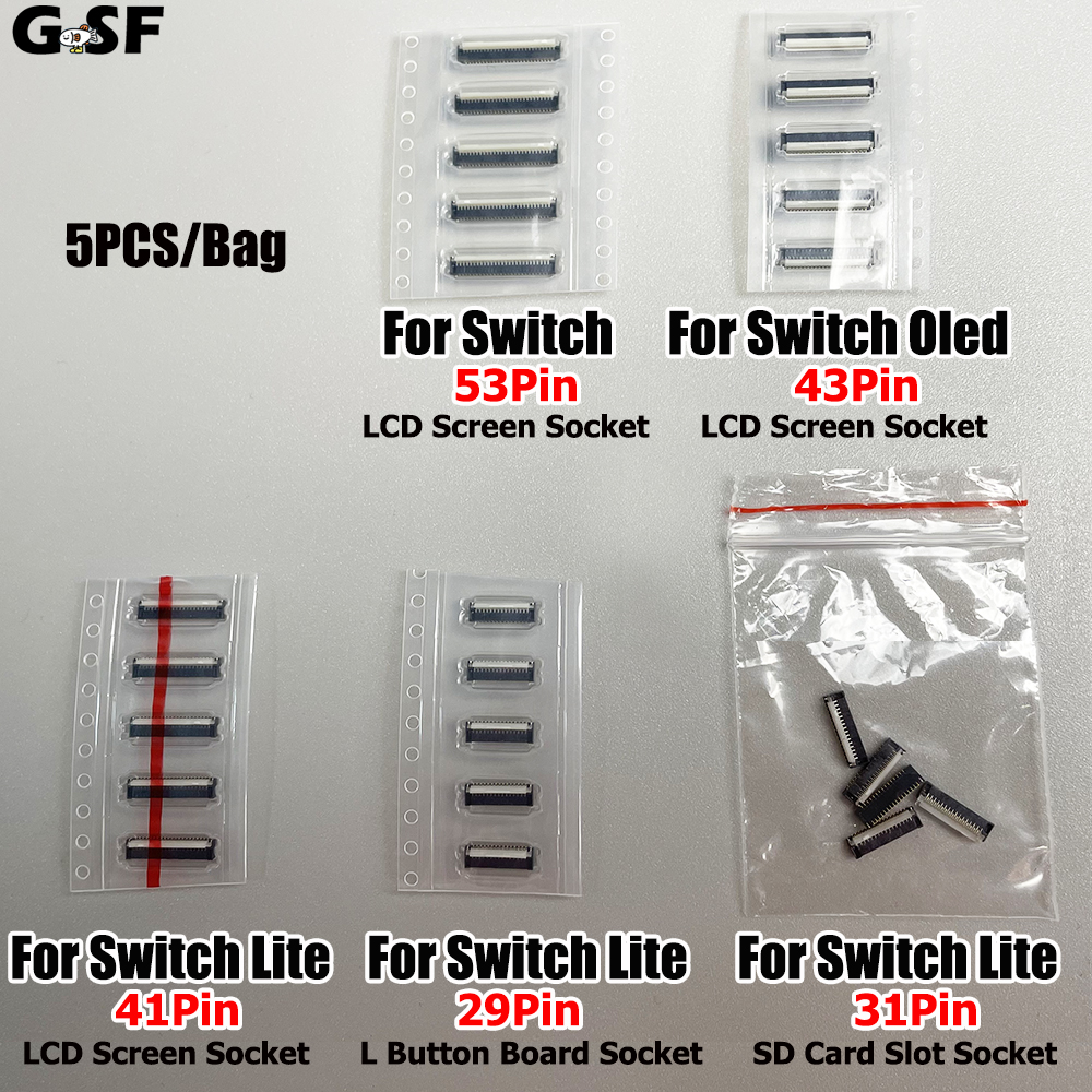5PCS New LCD Screen FPC Ribbon - Push Fit Connector บทวิจารณ์และราคา