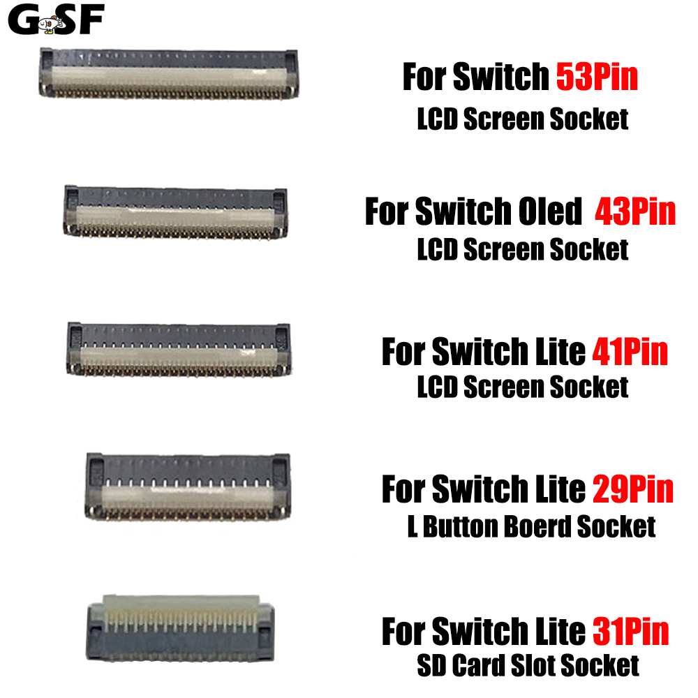 5PCS New LCD Screen FPC Ribbon - Push Fit Connector บทวิจารณ์และราคา