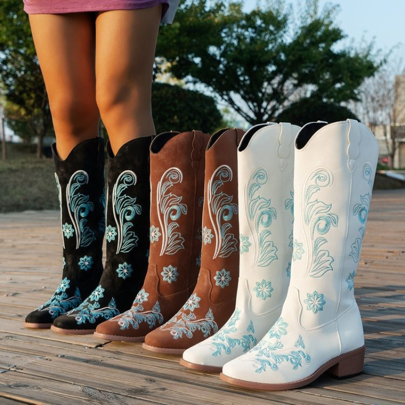 Retro Women Boot Fashion Women - Pipe Bending Spring บทวิจารณ์และราคา