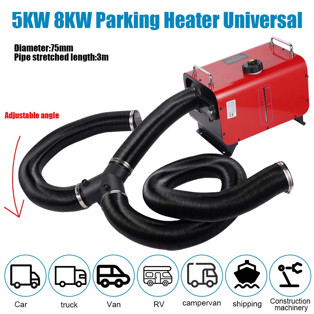 75mm Air Diesel Parking Heater - Flexible Hose Braided บทวิจารณ์และราคา