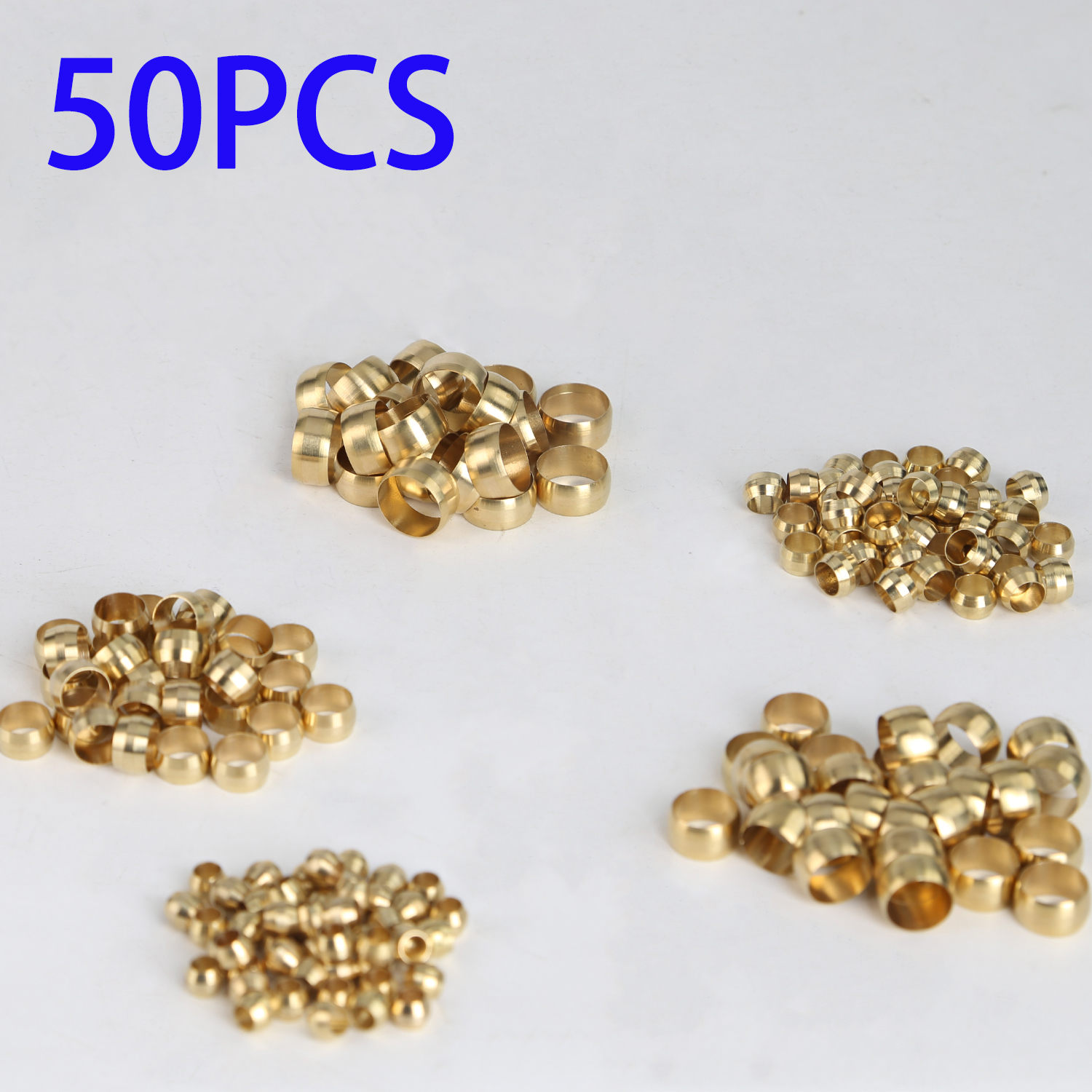 50pc Brass Double Taper Ferrul - Compression Fitting Brass บทวิจารณ์และราคา