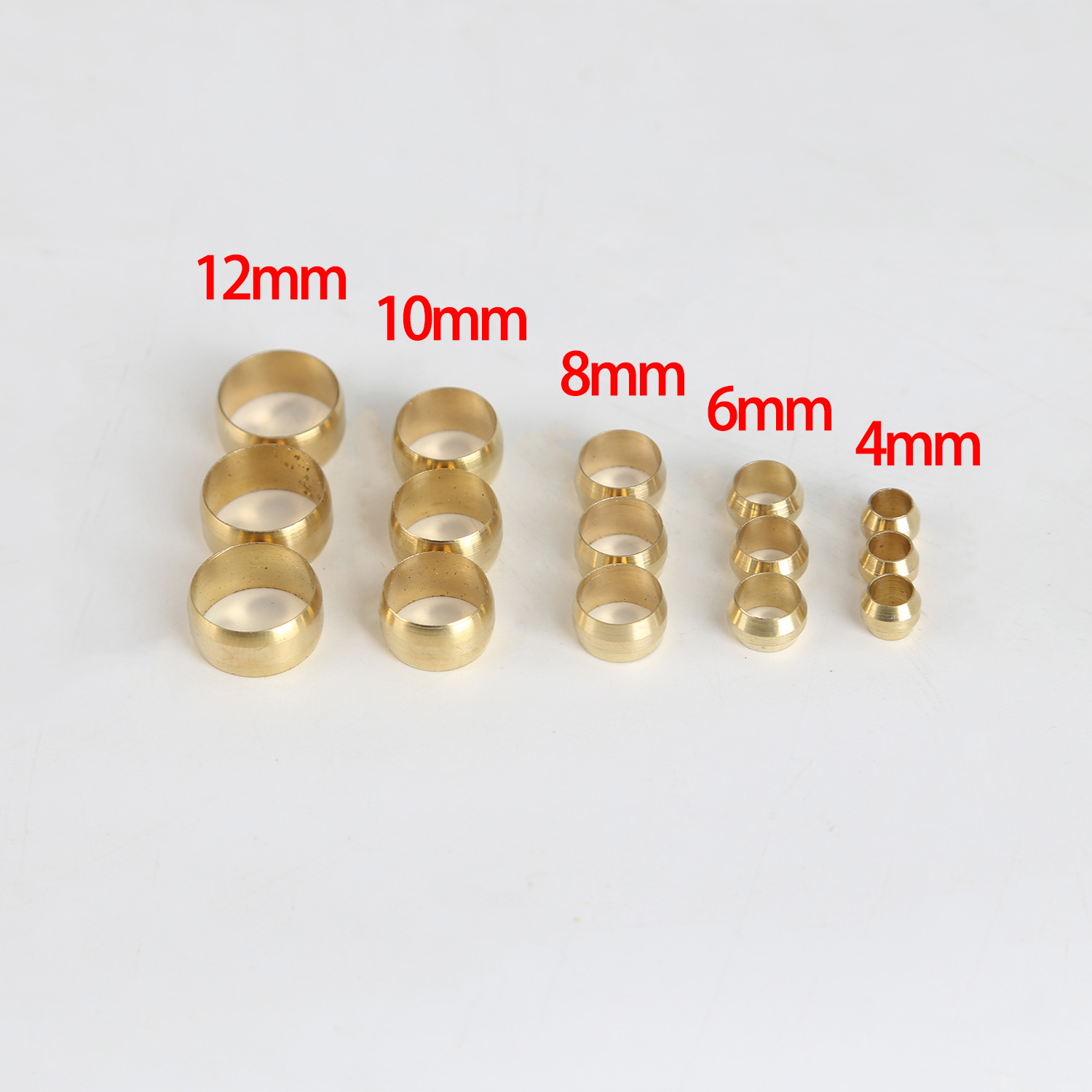 50pc Brass Double Taper Ferrul - Compression Fitting Brass บทวิจารณ์และราคา