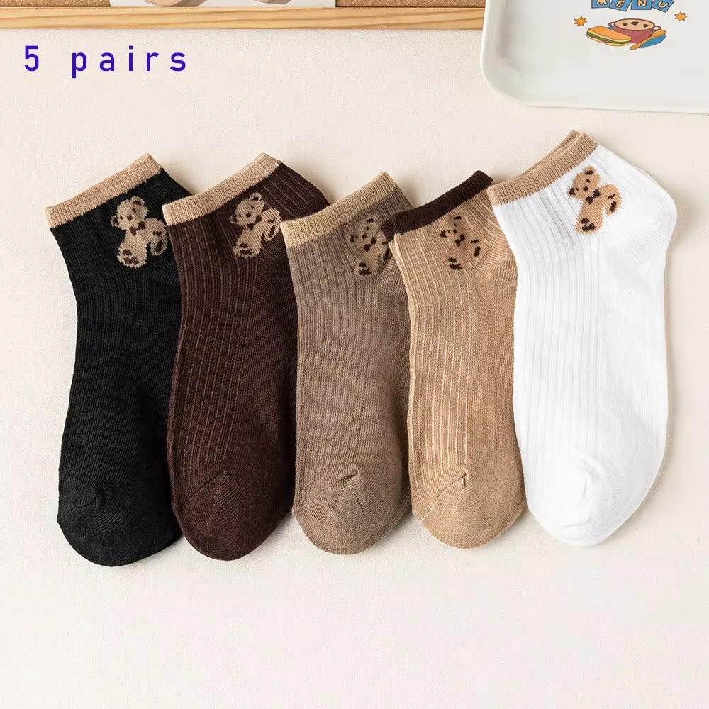 5 Pairs of Cute Teddy Bear WOM - Pipe Bending Spring บทวิจารณ์และราคา