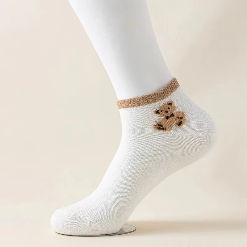 5 Pairs of Cute Teddy Bear WOM - Pipe Bending Spring บทวิจารณ์และราคา