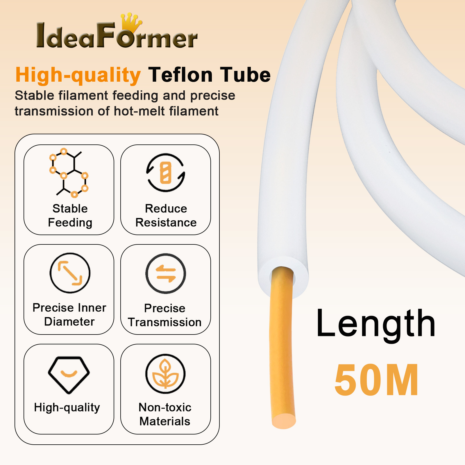2.5mm OD 4mm Bambu Lab PTFE Tu - Ptfe Tape Thread บทวิจารณ์และราคา
