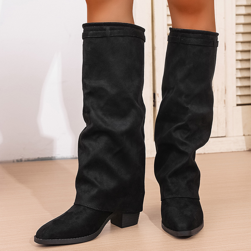 Fashion Slip On High Heeled Kn - Pipe Bending Spring บทวิจารณ์และราคา