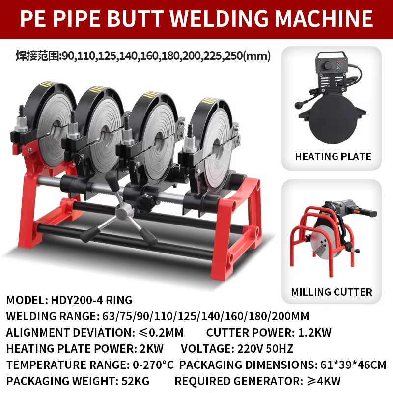 50-160/200 Four-Ring Manual PE - Pipe Freeze Spray บทวิจารณ์และราคา