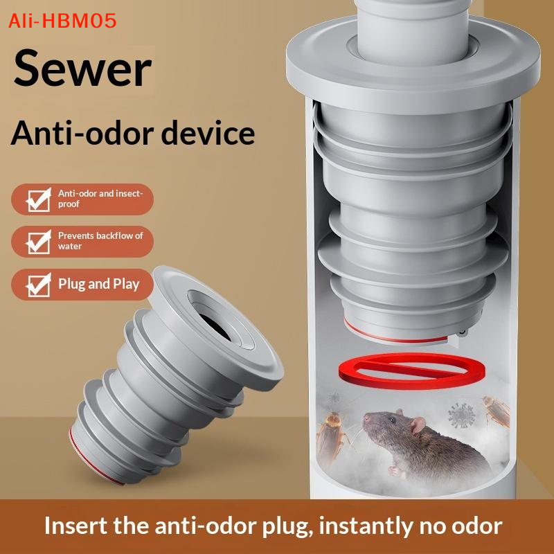 (HB05)Bathroom Sewer Seal Ring - Drain Pipe Clip บทวิจารณ์และราคา