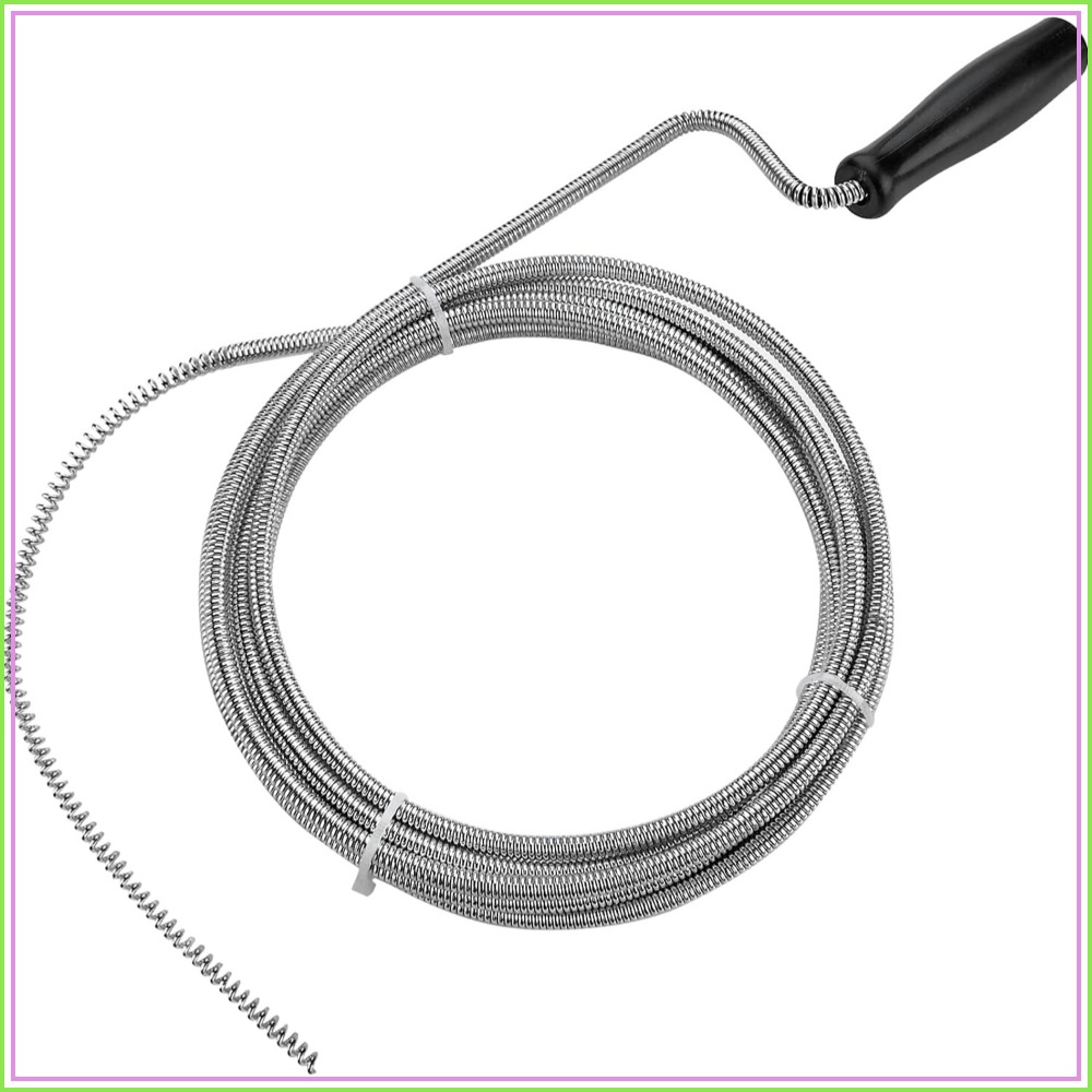10 ft Metal Plumbers Snake for - Drain Snake Flexible บทวิจารณ์และราคา