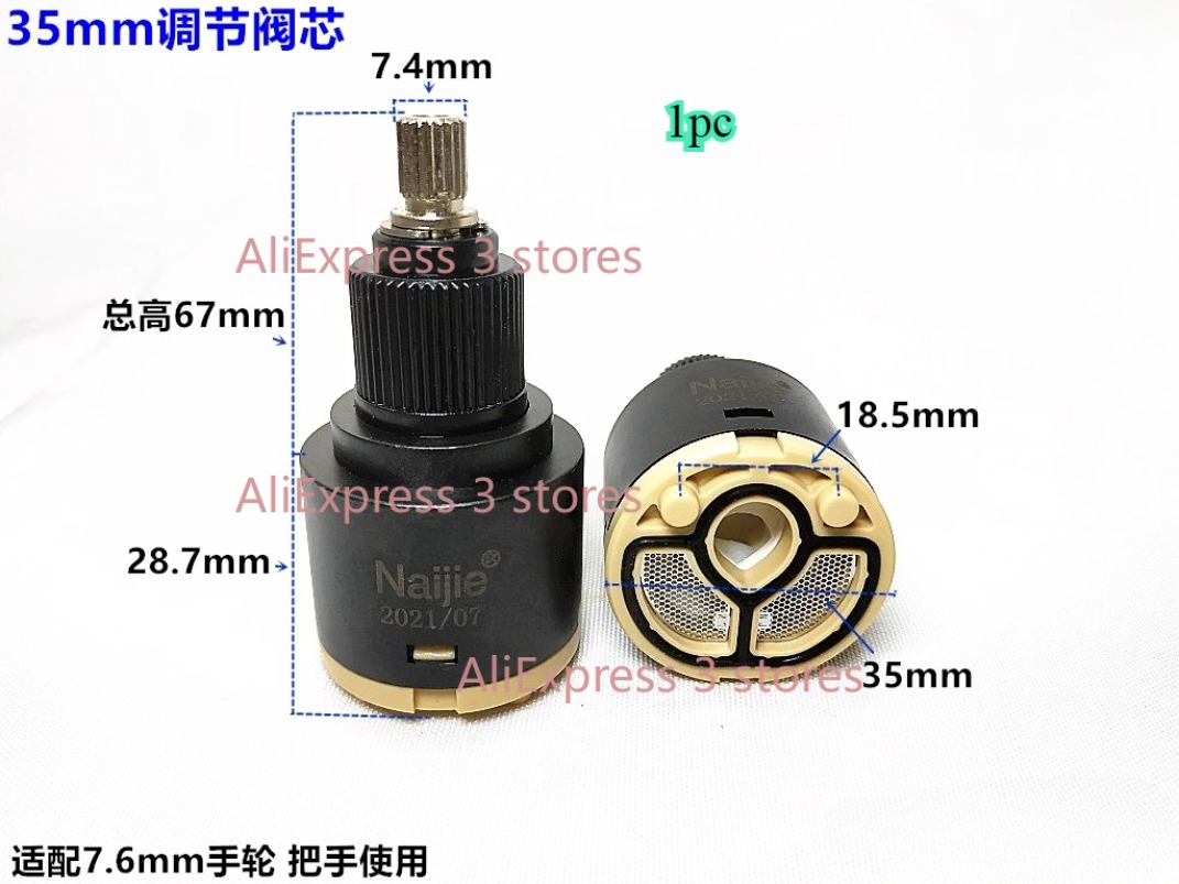 1pcs 28mm/35mm/40mm Water Mixe - Shower Valve Cartridge บทวิจารณ์และราคา