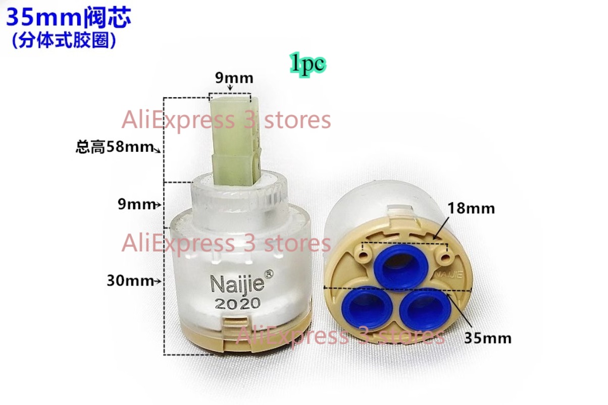 1pcs 28mm/35mm/40mm Water Mixe - Shower Valve Cartridge บทวิจารณ์และราคา