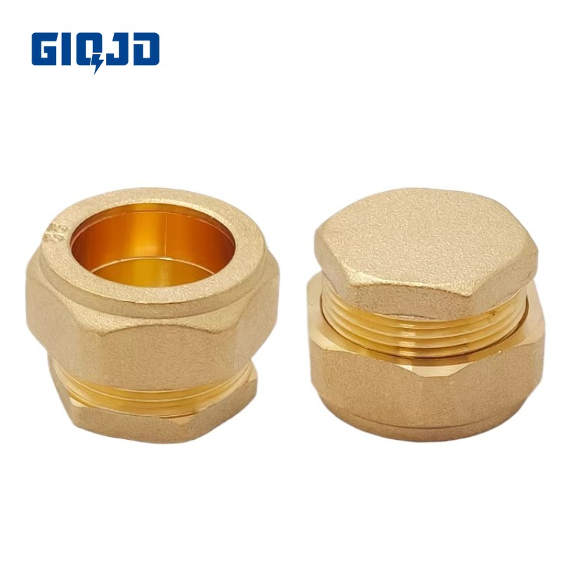 Brass Card sleeve plug 15 16 2 - Compression Fitting Brass บทวิจารณ์และราคา