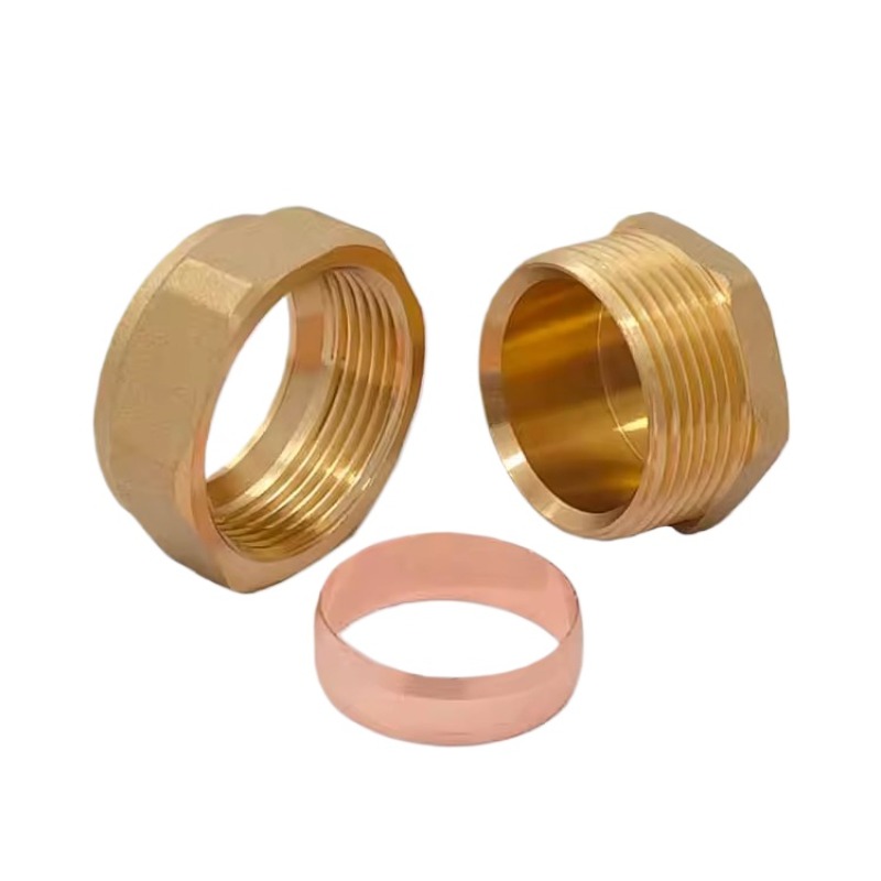 Brass Card sleeve plug 15 16 2 - Compression Fitting Brass บทวิจารณ์และราคา