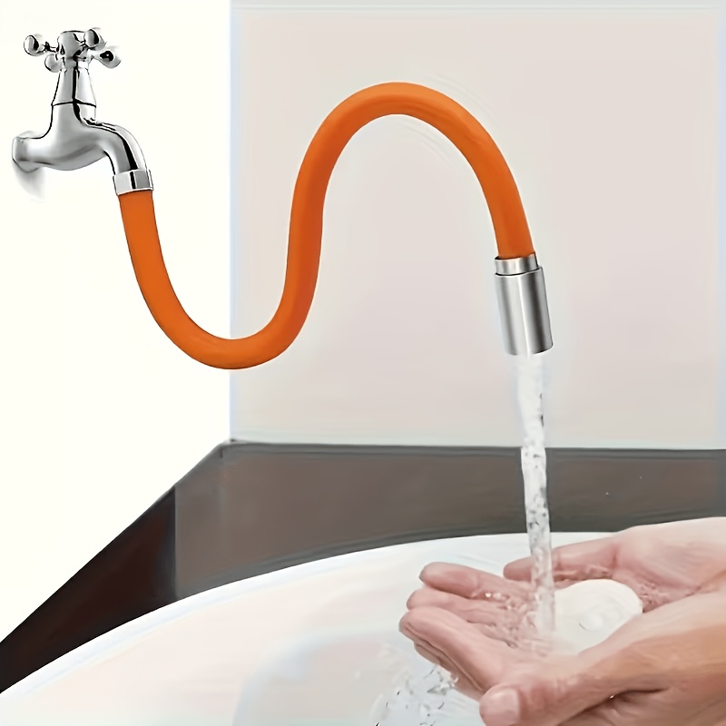 2-in-1 Foldable Faucet Extende - Flexible Hose Braided บทวิจารณ์และราคา