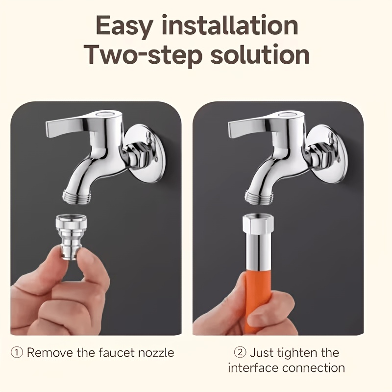 2-in-1 Foldable Faucet Extende - Flexible Hose Braided บทวิจารณ์และราคา
