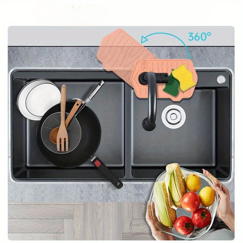 Faucet Mat Double Sided Use Si - Silicone Tap Washer บทวิจารณ์และราคา