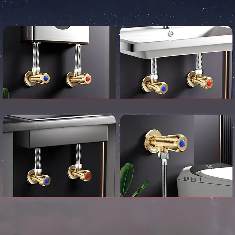 Brass High Flow Angle Valve Ho - Toilet Fill Valve บทวิจารณ์และราคา