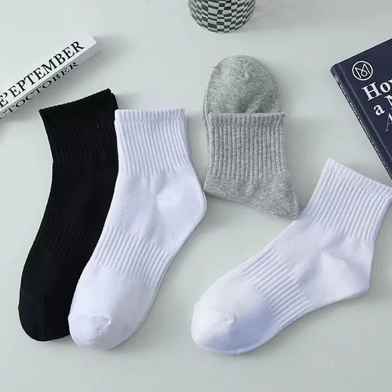 5 Pairs of Men's White Short T - Pipe Bending Spring บทวิจารณ์และราคา