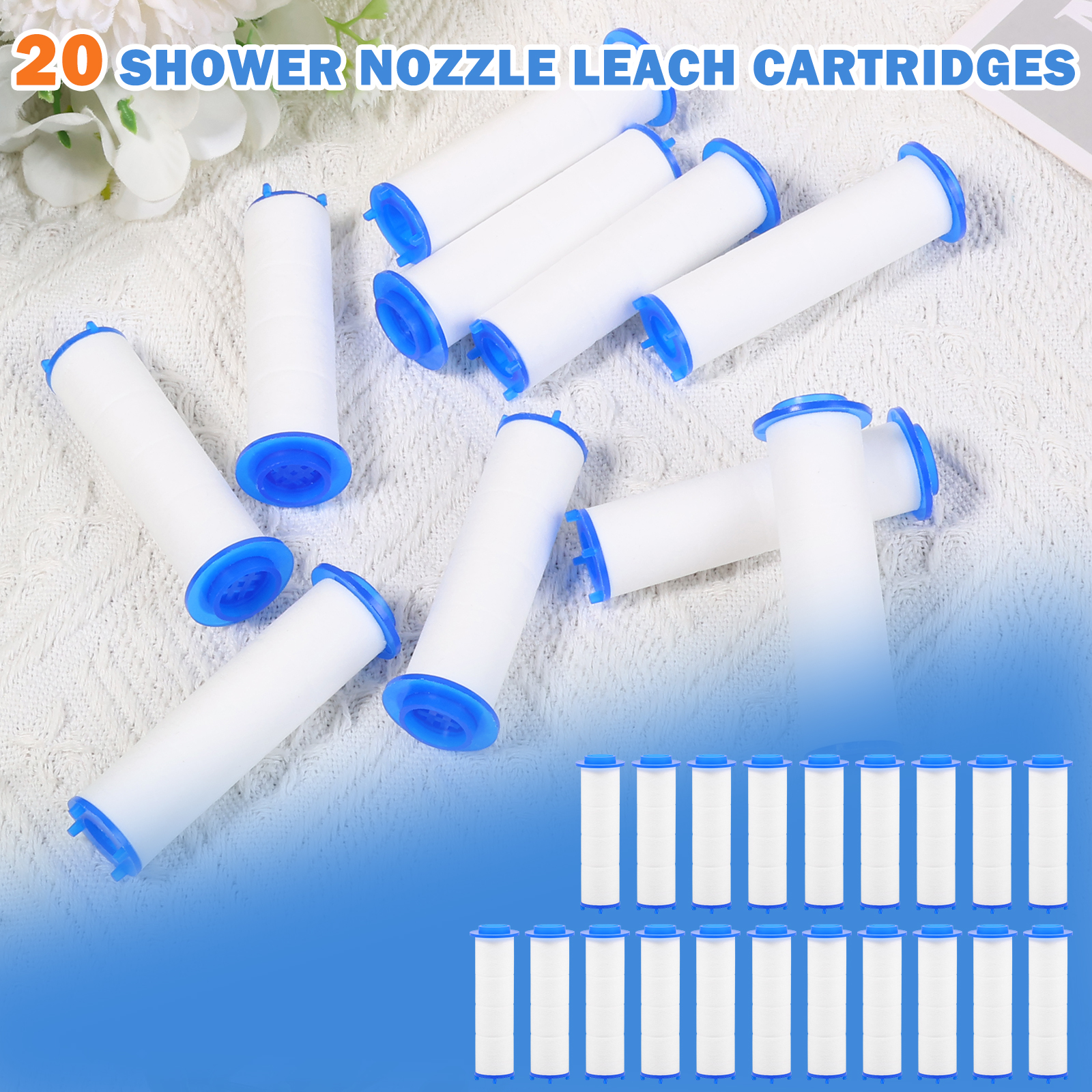 20Pcs Replacement Shower Filte - Shower Valve Cartridge บทวิจารณ์และราคา