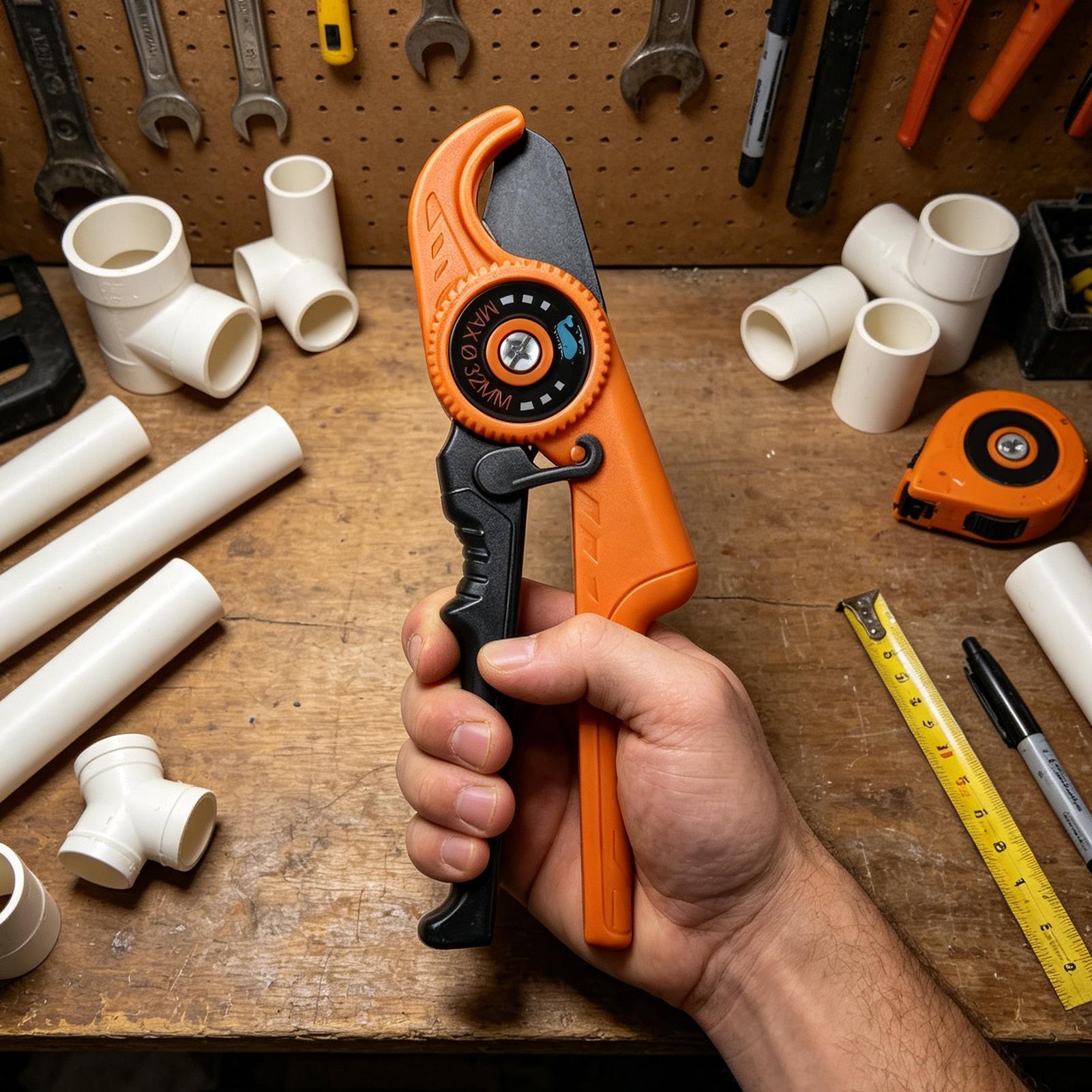 Ratcheting PVC Cutter Ergonomi - Pipe Cutter Ratchet บทวิจารณ์และราคา