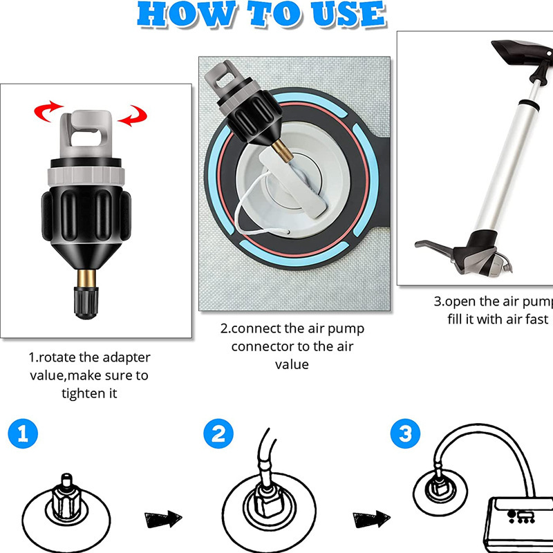Universal SUP Pump Adapter Inf - Float Ball Valve บทวิจารณ์และราคา